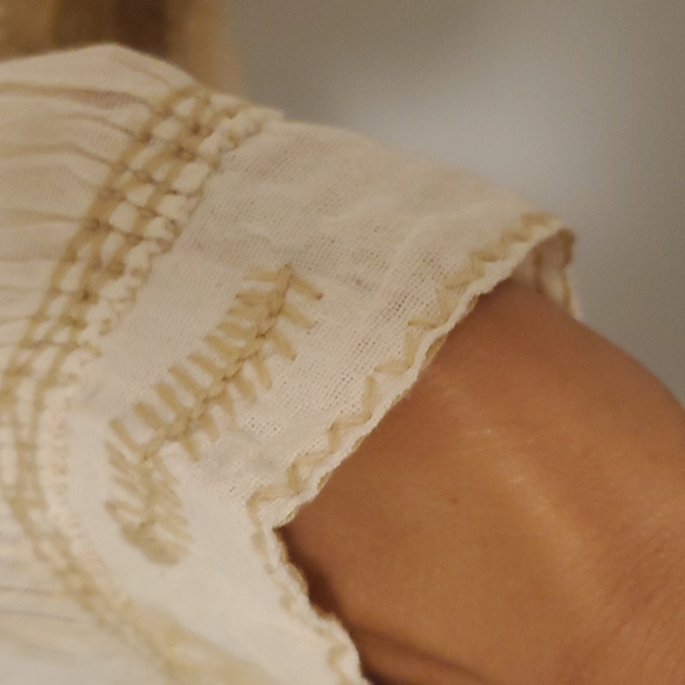 Vintage Mexican Jacket Tunic Embroidered Handmade - image 4